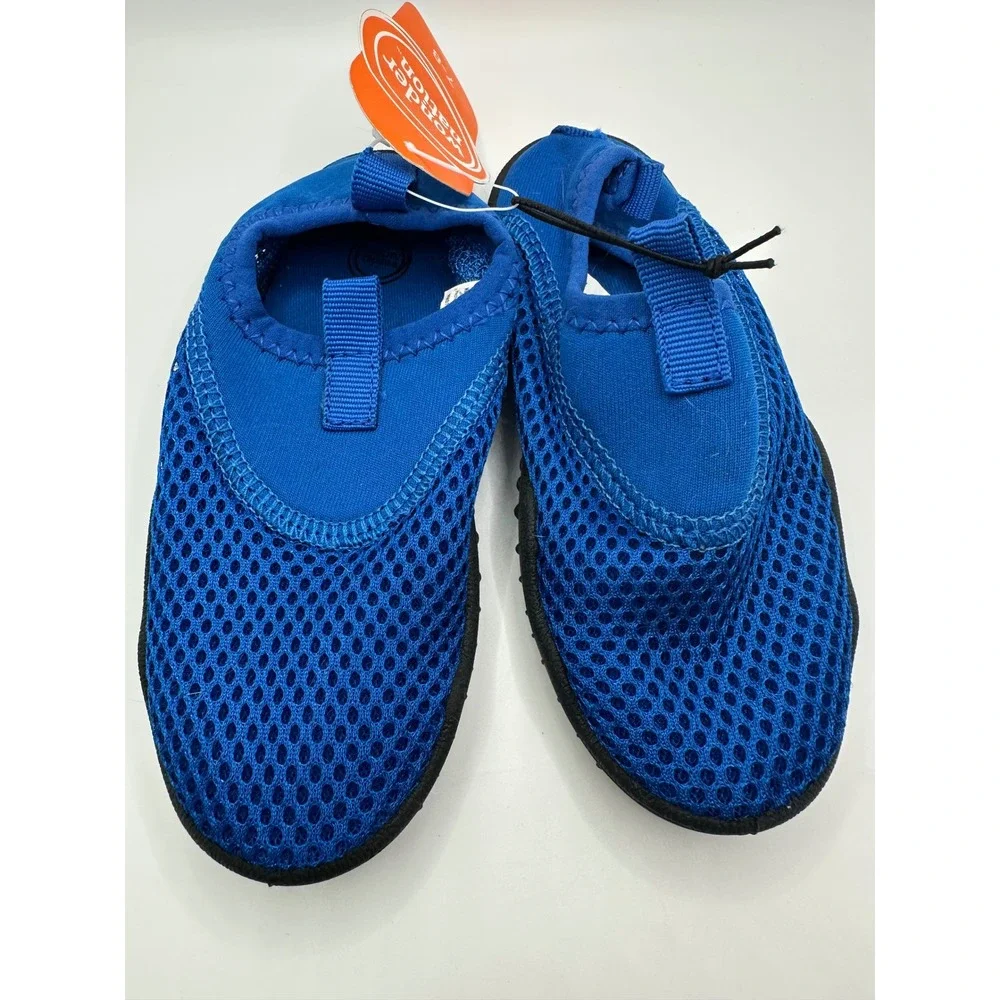 Wonder Nation‎ Blue Kids Water Shoes Aqua Size 7-8 Toddler Beach Pool Shoes